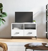 VidaXL Tv-meubel 80x36x50 cm bewerkt hout wit