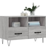 VidaXL Tv-meubel 80x36x50 cm bewerkt hout grijs sonoma eikenkleurig