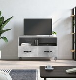 VidaXL Tv-meubel 80x36x50 cm bewerkt hout betongrijs