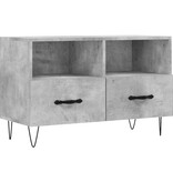 VidaXL Tv-meubel 80x36x50 cm bewerkt hout betongrijs
