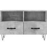 VidaXL Tv-meubel 80x36x50 cm bewerkt hout betongrijs