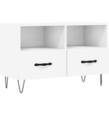 VidaXL Tv-meubel 80x36x50 cm bewerkt hout wit