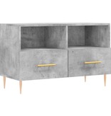 VidaXL Tv-meubel 80x36x50 cm bewerkt hout betongrijs