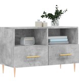 VidaXL Tv-meubel 80x36x50 cm bewerkt hout betongrijs