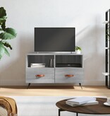 VidaXL Tv-meubel 80x36x50 cm bewerkt hout grijs sonoma eikenkleurig