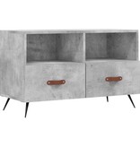 VidaXL Tv-meubel 80x36x50 cm bewerkt hout betongrijs