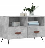 VidaXL Tv-meubel 80x36x50 cm bewerkt hout betongrijs