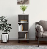 VidaXL Dressoir 34,5x32,5x90 cm bewerkt hout grijs sonoma eikenkleurig