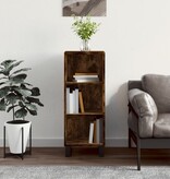 VidaXL Dressoir 34,5x32,5x90 cm bewerkt hout gerookt eikenkleurig