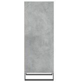VidaXL Dressoir 34,5x32,5x90 cm bewerkt hout betongrijs