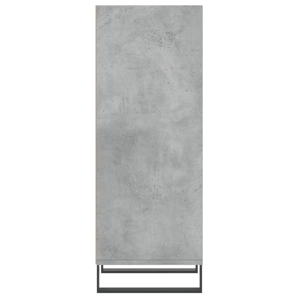 VidaXL Dressoir 34,5x32,5x90 cm bewerkt hout betongrijs