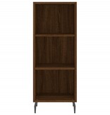 VidaXL Dressoir 34,5x32,5x90 cm bewerkt hout bruineikenkleurig