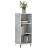 VidaXL Dressoir 34,5x32,5x90 cm bewerkt hout betongrijs