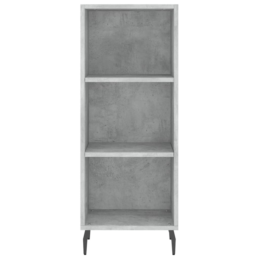 VidaXL Dressoir 34,5x32,5x90 cm bewerkt hout betongrijs