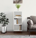 VidaXL Dressoir 34,5x32,5x90 cm bewerkt hout hoogglans wit