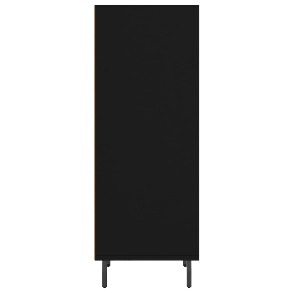 VidaXL Dressoir 34,5x32,5x90 cm bewerkt hout zwart