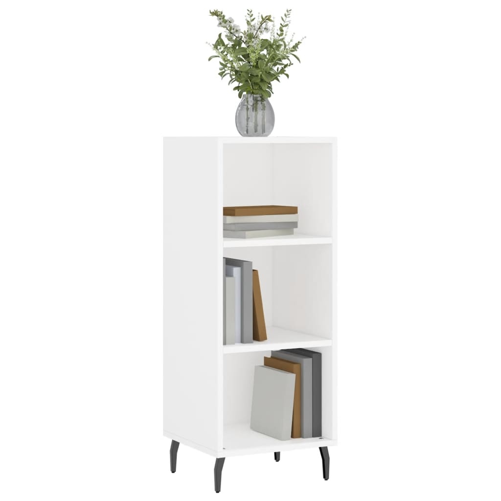 VidaXL Dressoir 34,5x32,5x90 cm bewerkt hout wit