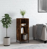 VidaXL Dressoir 34,5x32,5x90 cm bewerkt hout gerookt eikenkleurig