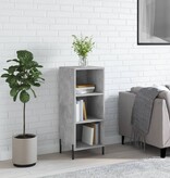 VidaXL Dressoir 34,5x32,5x90 cm bewerkt hout betongrijs