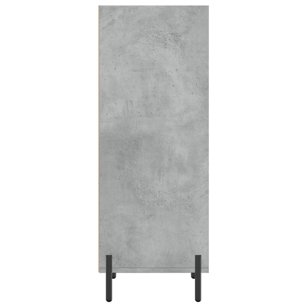 VidaXL Dressoir 34,5x32,5x90 cm bewerkt hout betongrijs