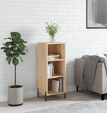 VidaXL Dressoir 34,5x32,5x90 cm bewerkt hout sonoma eikenkleurig