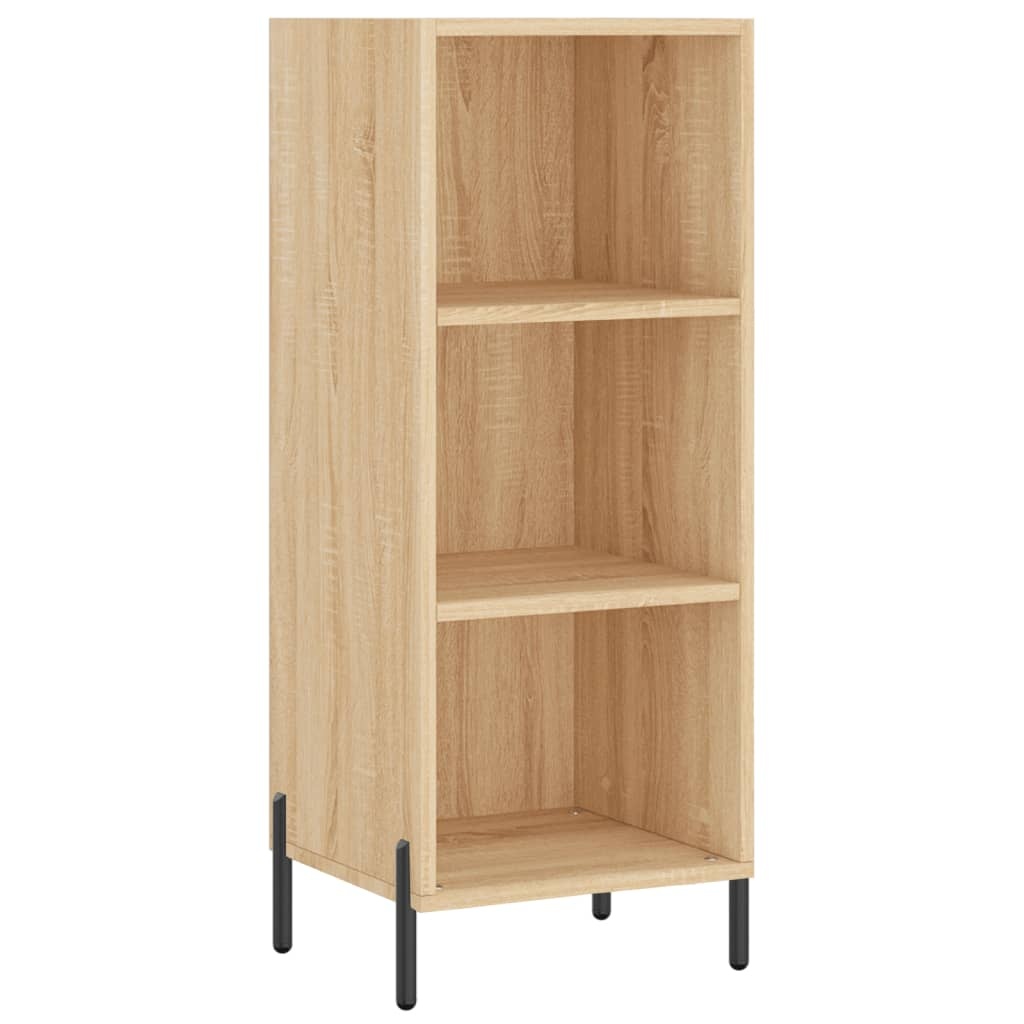 VidaXL Dressoir 34,5x32,5x90 cm bewerkt hout sonoma eikenkleurig