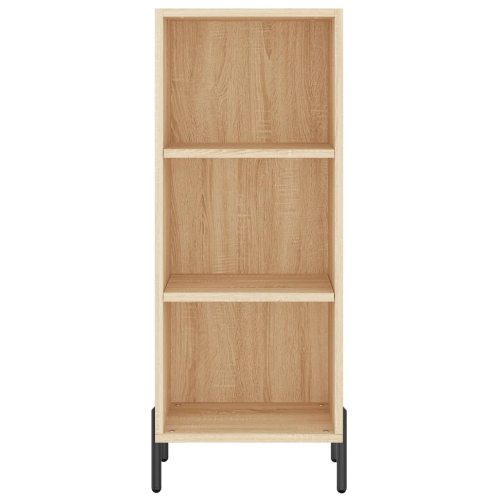 VidaXL Dressoir 34,5x32,5x90 cm bewerkt hout sonoma eikenkleurig