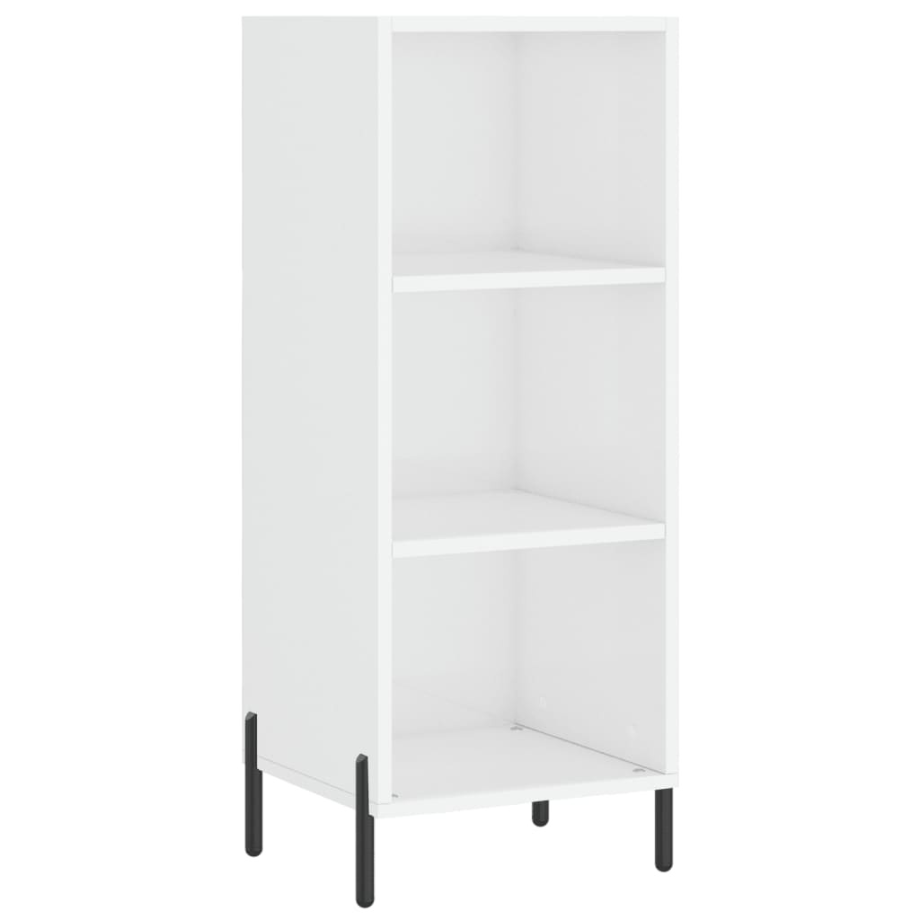 VidaXL Dressoir 34,5x32,5x90 cm bewerkt hout hoogglans wit