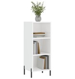 VidaXL Dressoir 34,5x32,5x90 cm bewerkt hout hoogglans wit