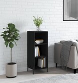 VidaXL Dressoir 34,5x32,5x90 cm bewerkt hout zwart