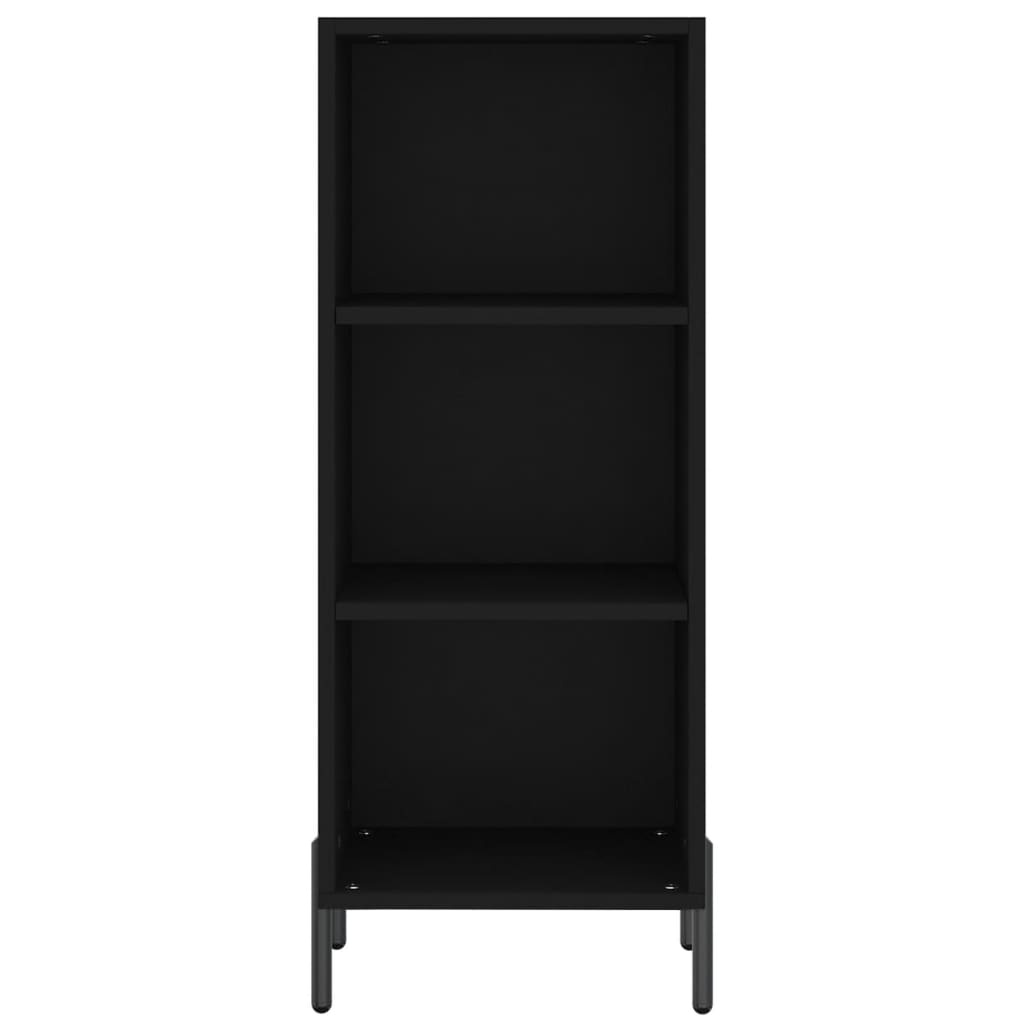 VidaXL Dressoir 34,5x32,5x90 cm bewerkt hout zwart