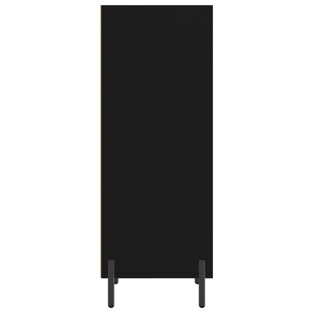 VidaXL Dressoir 34,5x32,5x90 cm bewerkt hout zwart
