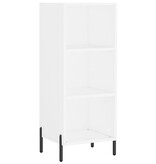 VidaXL Dressoir 34,5x32,5x90 cm bewerkt hout wit