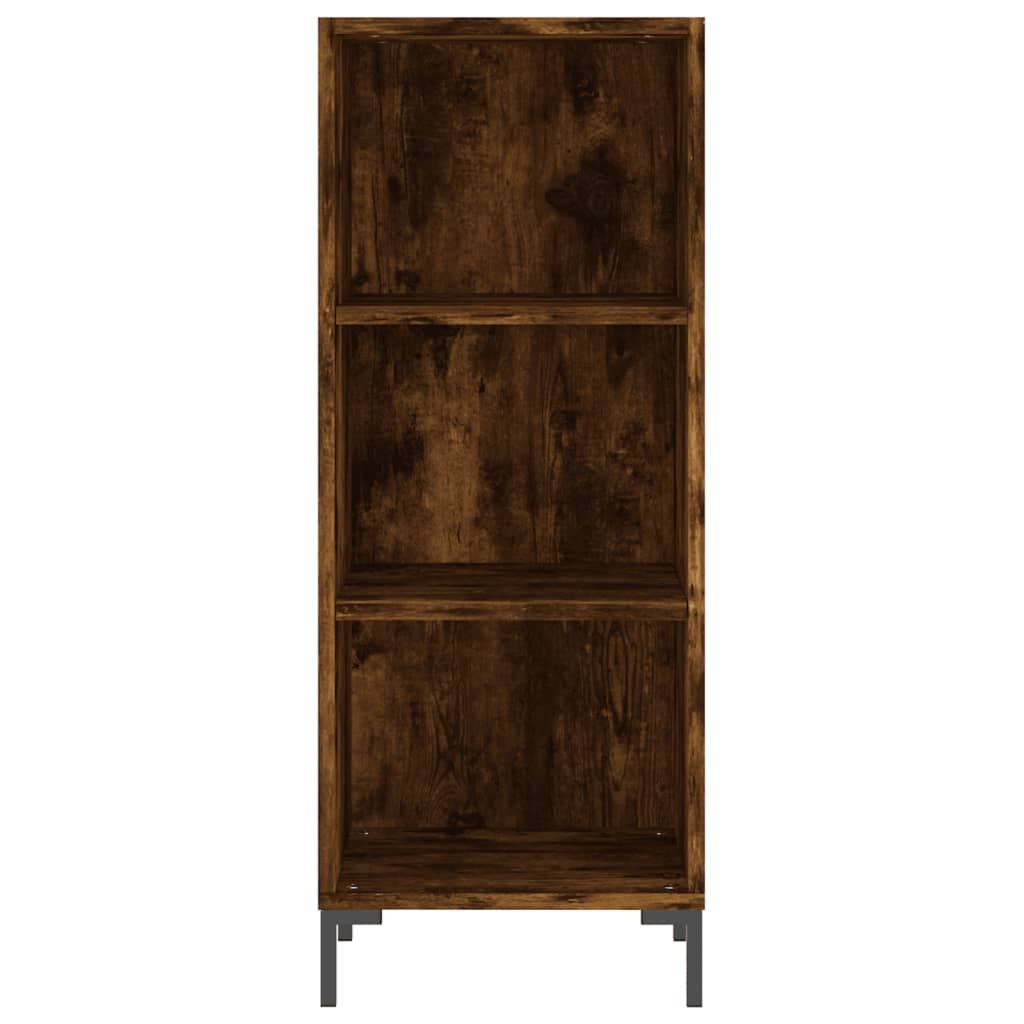 VidaXL Dressoir 34,5x32,5x90 cm bewerkt hout gerookt eikenkleurig