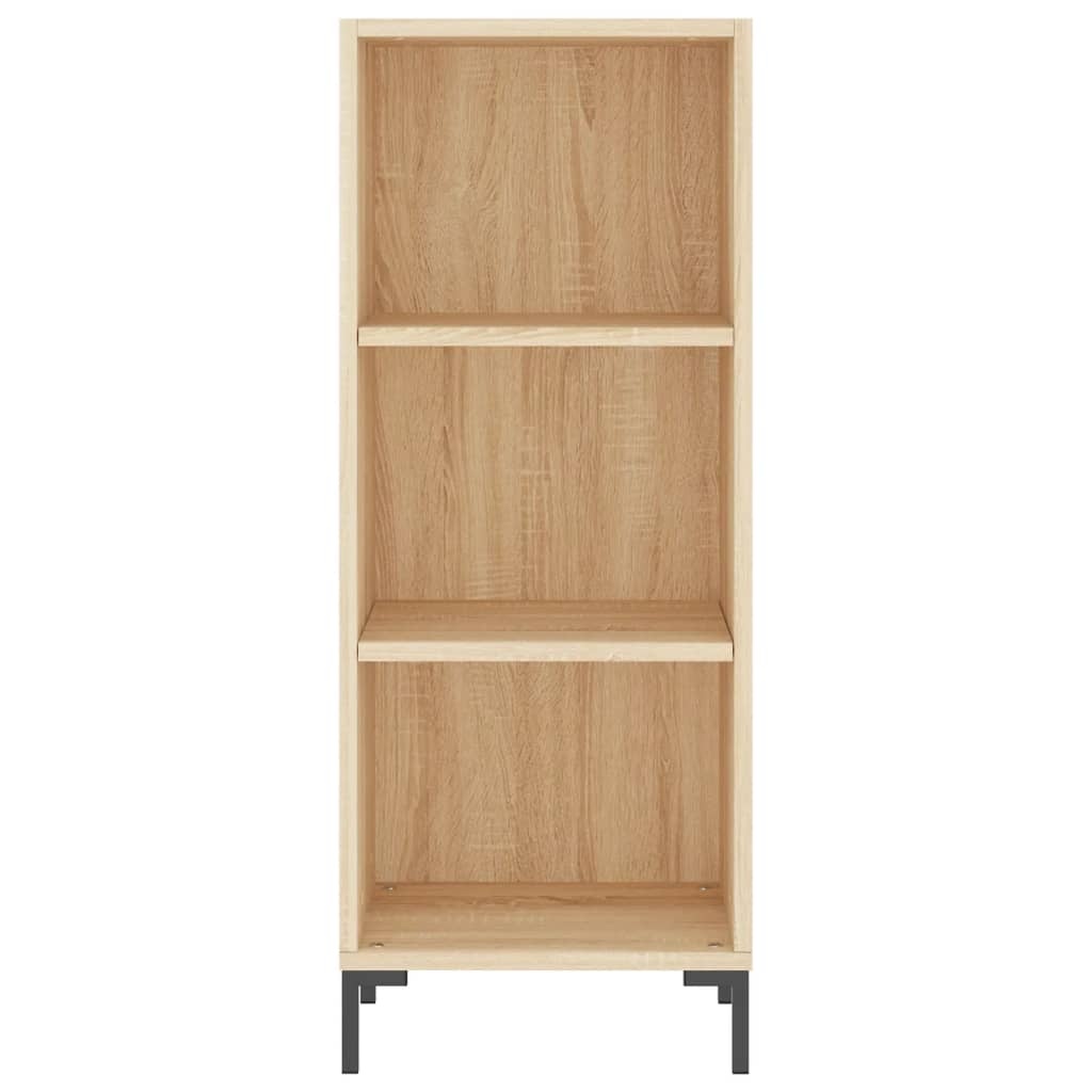 VidaXL Dressoir 34,5x32,5x90 cm bewerkt hout sonoma eikenkleurig