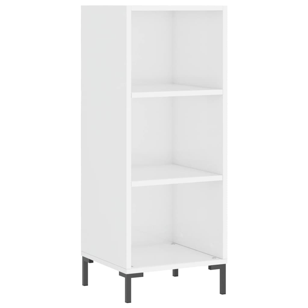 VidaXL Dressoir 34,5x32,5x90 cm bewerkt hout hoogglans wit