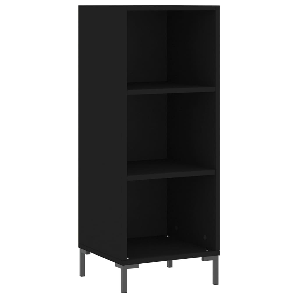 VidaXL Dressoir 34,5x32,5x90 cm bewerkt hout zwart