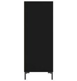 VidaXL Dressoir 34,5x32,5x90 cm bewerkt hout zwart