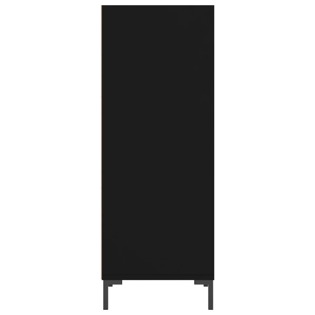 VidaXL Dressoir 34,5x32,5x90 cm bewerkt hout zwart