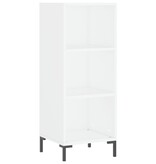 VidaXL Dressoir 34,5x32,5x90 cm bewerkt hout wit
