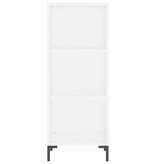 VidaXL Dressoir 34,5x32,5x90 cm bewerkt hout wit