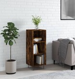 VidaXL Dressoir 34,5x32,5x90 cm bewerkt hout gerookt eikenkleurig