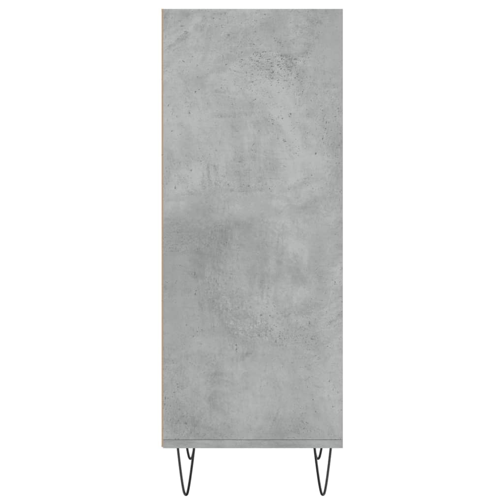 VidaXL Dressoir 34,5x32,5x90 cm bewerkt hout betongrijs