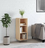 VidaXL Dressoir 34,5x32,5x90 cm bewerkt hout sonoma eikenkleurig