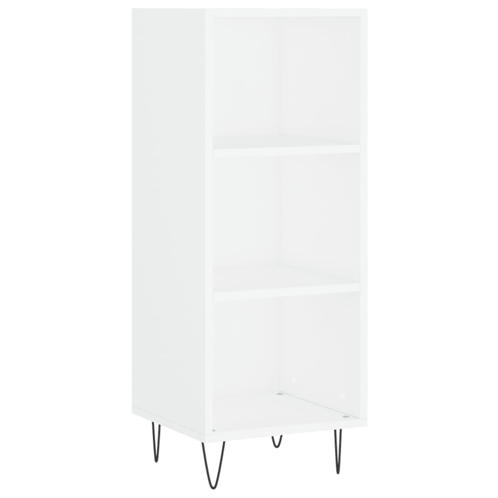 VidaXL Dressoir 34,5x32,5x90 cm bewerkt hout wit