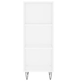 VidaXL Dressoir 34,5x32,5x90 cm bewerkt hout wit