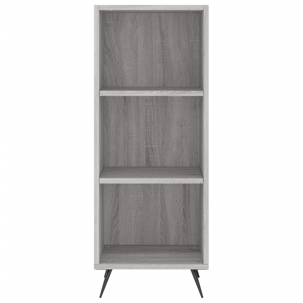 VidaXL Schappenkast 34,5x32,5x90 cm bewerkt hout grijs sonoma eiken