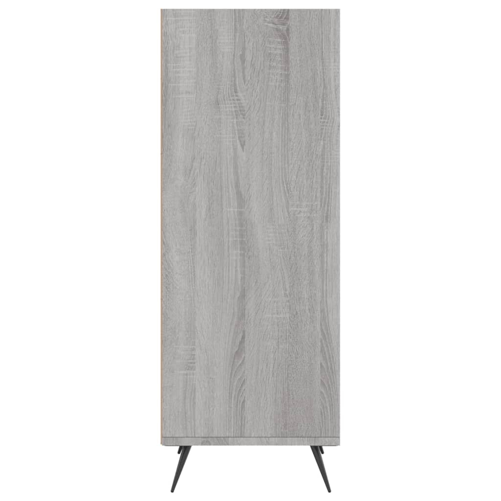 VidaXL Schappenkast 34,5x32,5x90 cm bewerkt hout grijs sonoma eiken