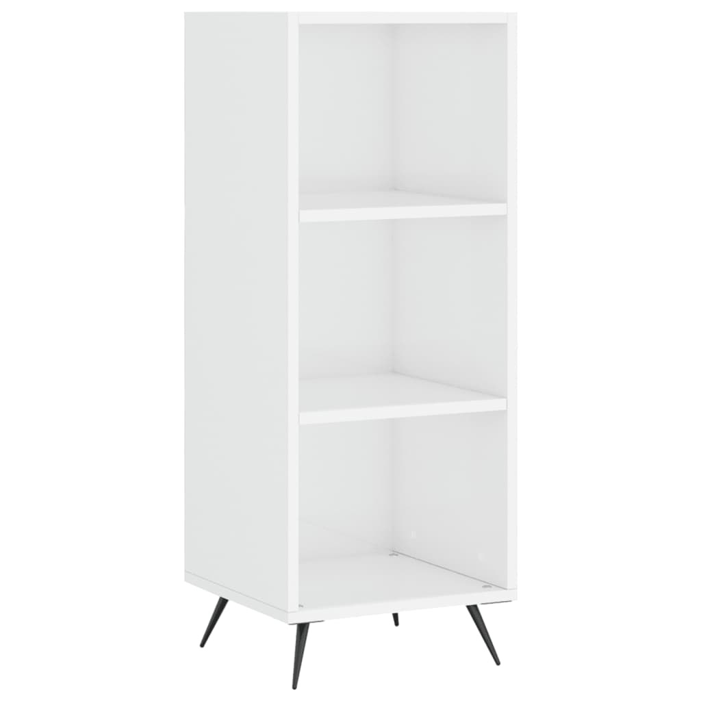 VidaXL Schappenkast 34,5x32,5x90 cm bewerkt hout hoogglans wit