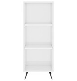 VidaXL Schappenkast 34,5x32,5x90 cm bewerkt hout hoogglans wit